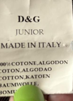 Куртка для дівчаток dolce&gabbana джинсова синя 6