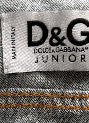 Куртка для дівчаток dolce&gabbana джинсова синя 5