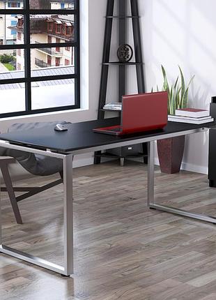 Письменный стол loft design q-160-18 черный st7