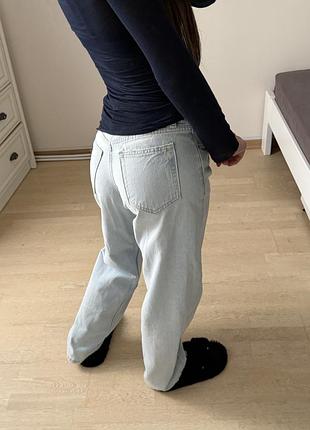 Жіночі джинси zara блакитні 2