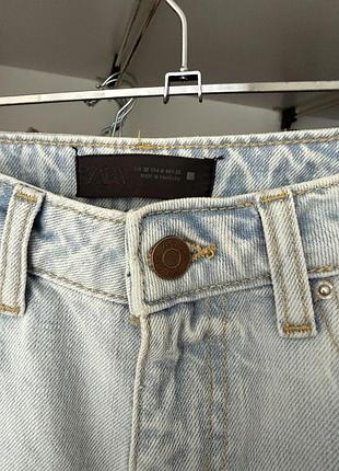 Жіночі джинси zara блакитні 6