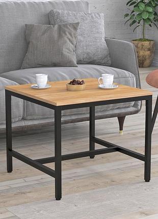 Журнальный столик лаунж loft design дуб крафт золотой