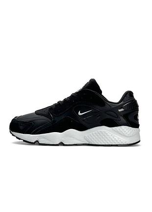 Кроссовки мужские nike air huarache black white