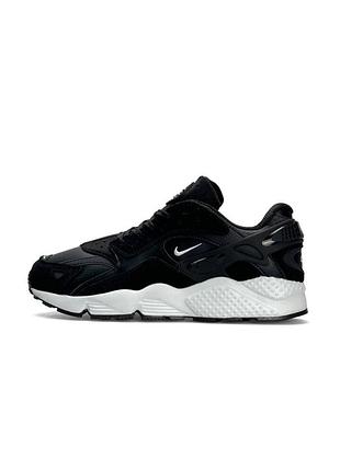 Кроссовки женские nike air huarache black white