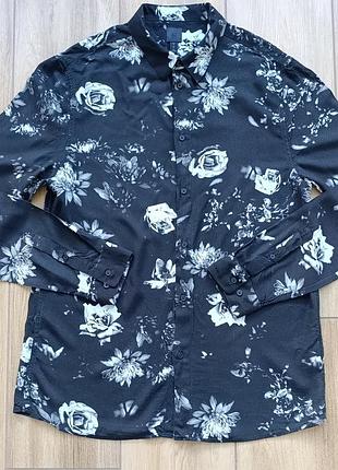 Чоловіча сорочка на довгий рукав фірми h&m