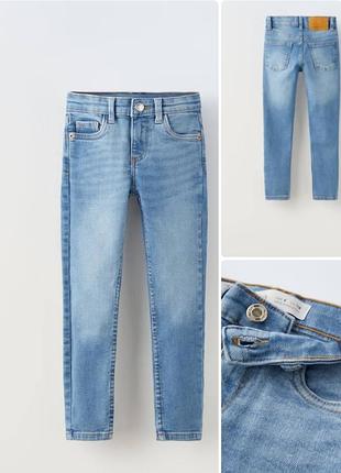 Новые джинсы для девочки 116см, zara, 5-6роков, стильные джинсы для девочки, хлопок, коттон