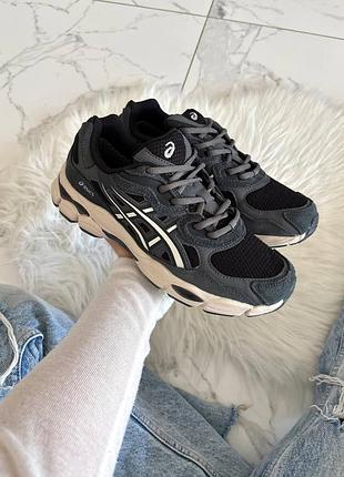 Asics gel-nyc dark grey beige gore-tex termo