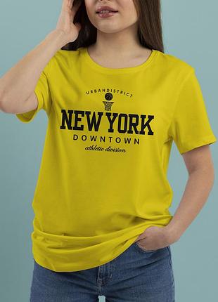 Футболка з принтом "new york"