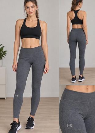 Жіночі легінси under armour heatgear сірі, розмір xl