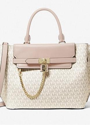 Жіноча оригінальна сумка michael kors hamilton legacy small logo belted satchel.