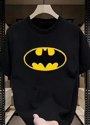 Футболка с принтом "batman" бетмен 2 черный, xl