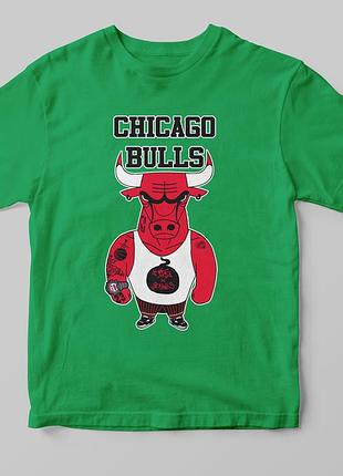 Футболка «chicago bulls» зеленый