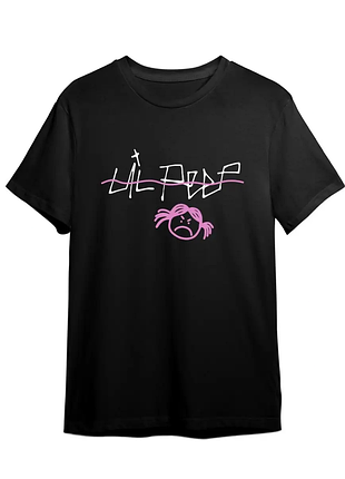 Футболка унисекс с принтом "lil peep" 2 черный, хлопок, 3xl