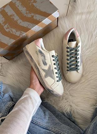 Golden goose cream  grey star 2
