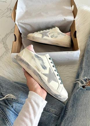 Golden goose cream  grey star 6