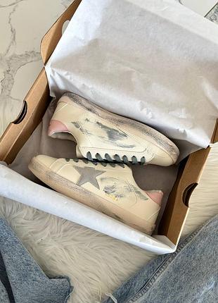 Golden goose cream  grey star 9