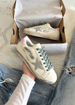 Golden goose cream  grey star