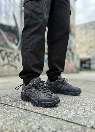 Мужские кроссовки asics gel-pickax grey