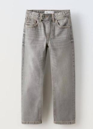Новые джинсы для мальчика/девочки 134см, zara, 8-9роков, стильные джинсы для мальчика/девочки, хлопок, коттон
