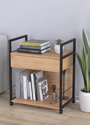 Тумба l-540 loft design дуб крафт золотой