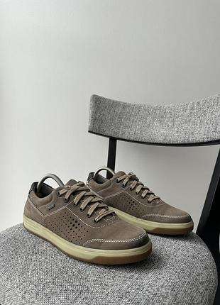 Шкіряні чоловічі осінні преміальні кросівки кеди взуття fretz gore tex