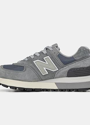 New balance 574 gray blue 2