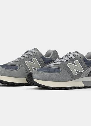 New balance 574 gray blue 3