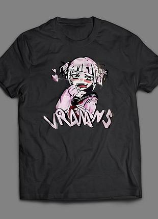 Футболка «ahegao 2» а3, черный