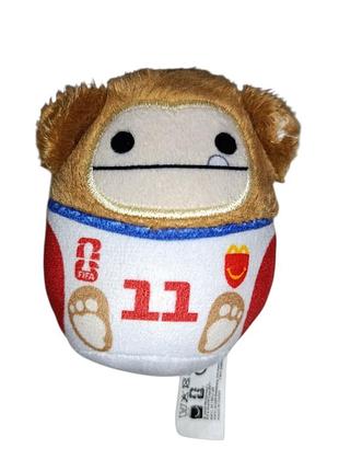 Коллекционная, мягкая игрушка серии mcdonald's  squishmallows fifa wc 2026 benny