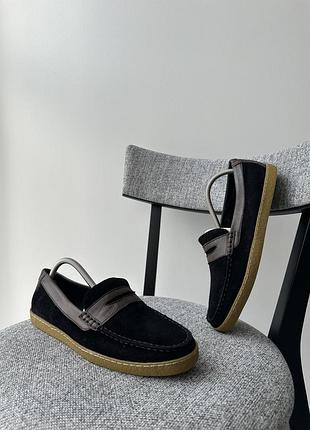 Чоловічі замшеві преміальні лофери туфлі мокасини класичні fred perry