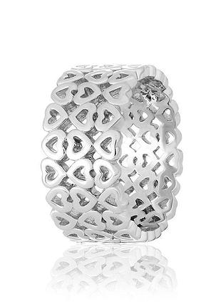Серебряное кольцо в стиле "tiffany", размер 16,5, вес: 4.4 г