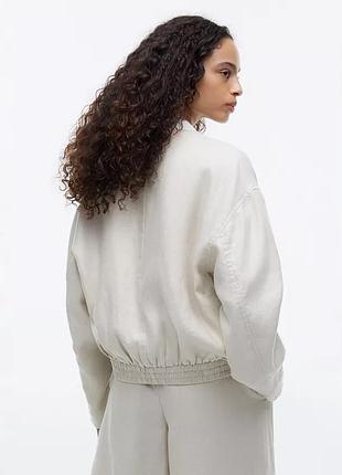 Tommy hilfiger linen bomber jacket. куртка бомбер льон м