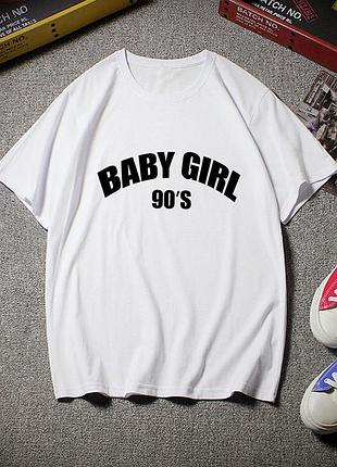 Футболка baby girl белый
