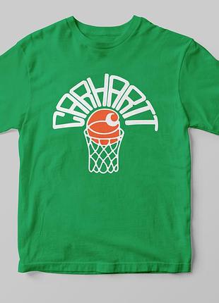 Футболка з принтом carhartt basketball