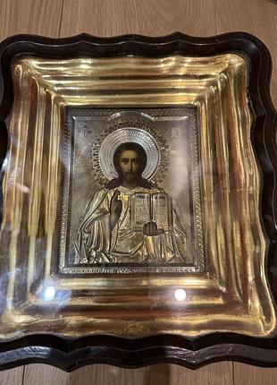 Дві срібні ікони вінчальна пара 2