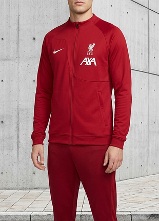 Олимпийка спортивная кофта nike liverpool fc academy pro anthem jacket (сезонов 2022/23