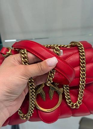 Оригинальн! pinko love bag puff красная 5