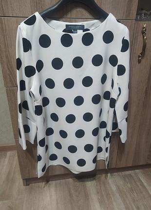 Блузон-туника dorothy perkins  в горох 46-48