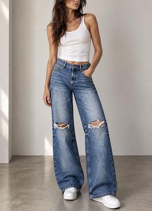 Джинси жіночі bershka wide нові