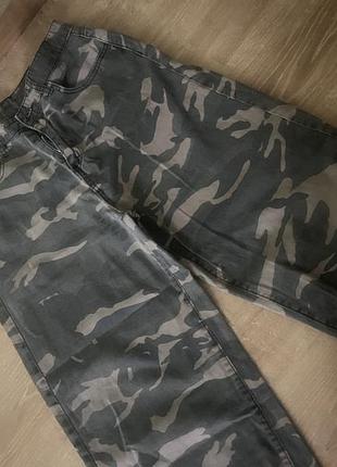 Джинсы военный окрас 3