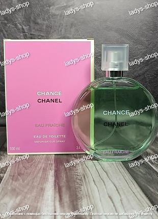 Жіноча туалетна вода chanel chance eau fraiche (шанель шанс еу фреш) 100 мл