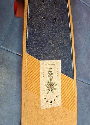 Скейтборд круизёр yamba 500 palm wood (decathlon)