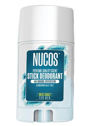 Мужской дезодорант-стик nucos west coast, 50 мл