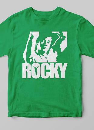 Футболка «рокки бальбоа (rocky)» зеленый