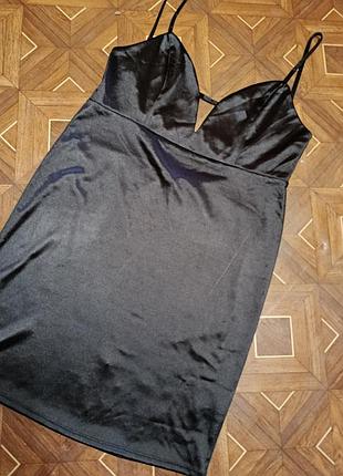 Сукня сарафан під атлас  h&m,l 8