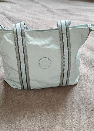 Сумка жіноча kipling тоут блакитна