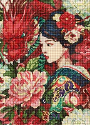 Алмазна мозаїка - дівчина та дракон ©art_selena_ua