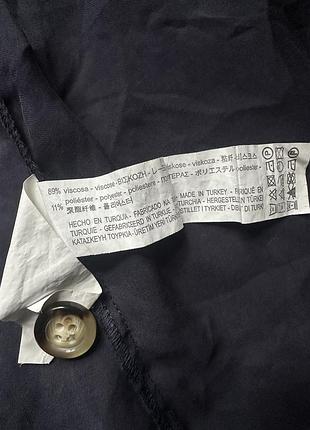 Плаття сорочка синя zara 6