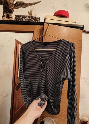 Жіночий лонгслів new look у смужку
