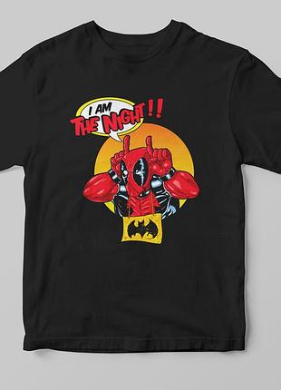 Футболка "deadpool the night" чорний